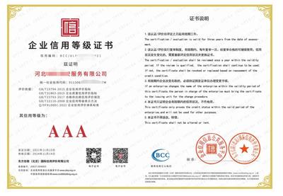 海口AAA企业信用等级认证办理流程详解与企业信用管理咨询服务